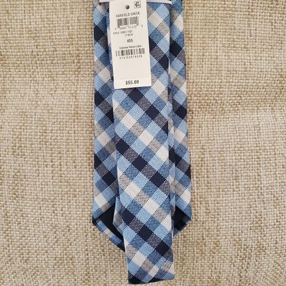 Club Room Classic Fairfield Check Tie
